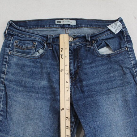 Levis 505 Women Jeans Straight Leg Denim Size 8M - Picture 6 of 10